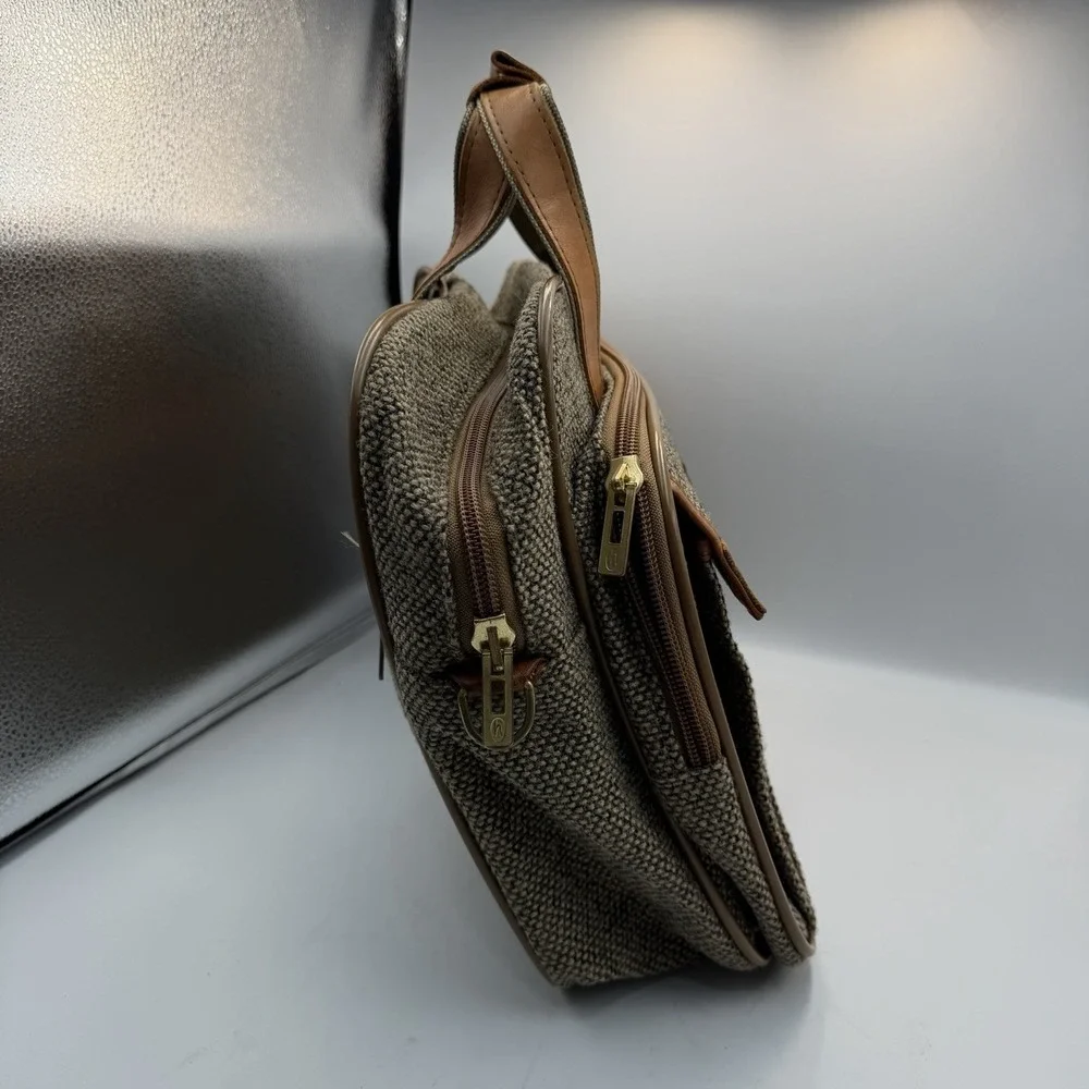 Hartmann Tweed & Belting Leather Carry-On Overnight Shoulder Bag NO STRAP